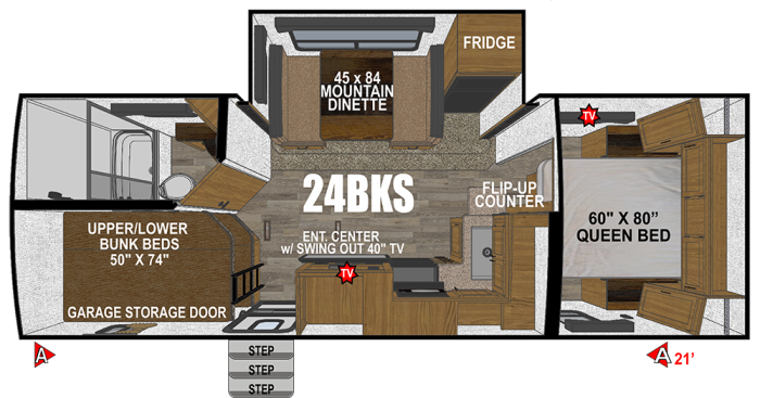 Timber Ridge Model T 23 Timber Ridge Class - ORV